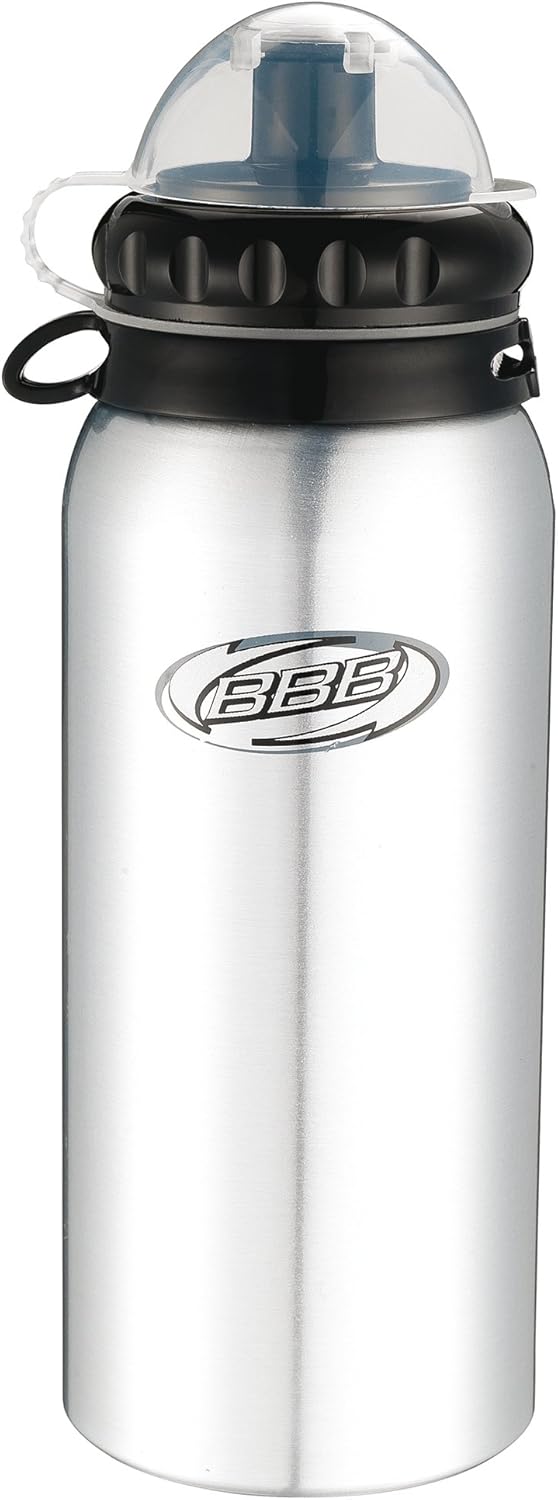 BBB water aluminumTank (Color: silver) metal drink bottle