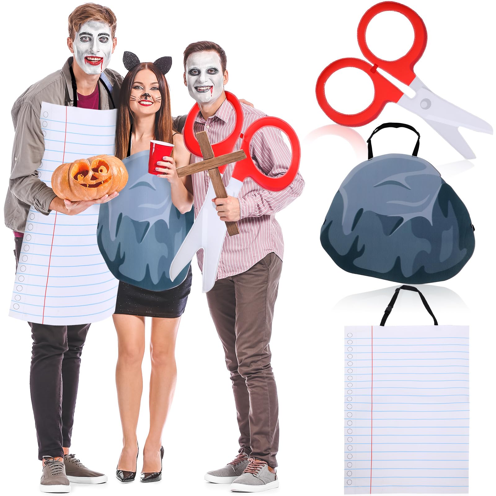 Bokon Rock Paper Scissors Costume Set