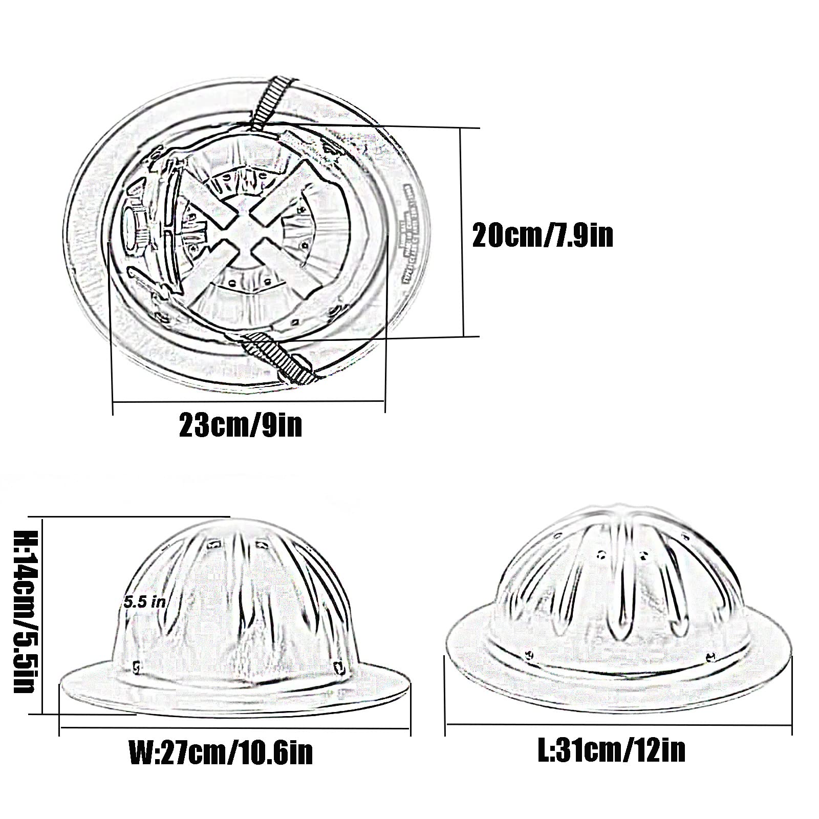 CAP-THERMOPLASTIC ORANGEW/3-S & QUICK-LOC