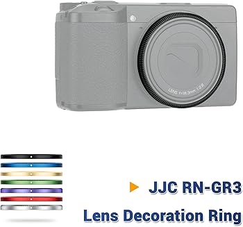 リコーGR3 おまけ多数 Amazon | JJC メタルレンズ装飾リングキャップ リコー GR III GR III