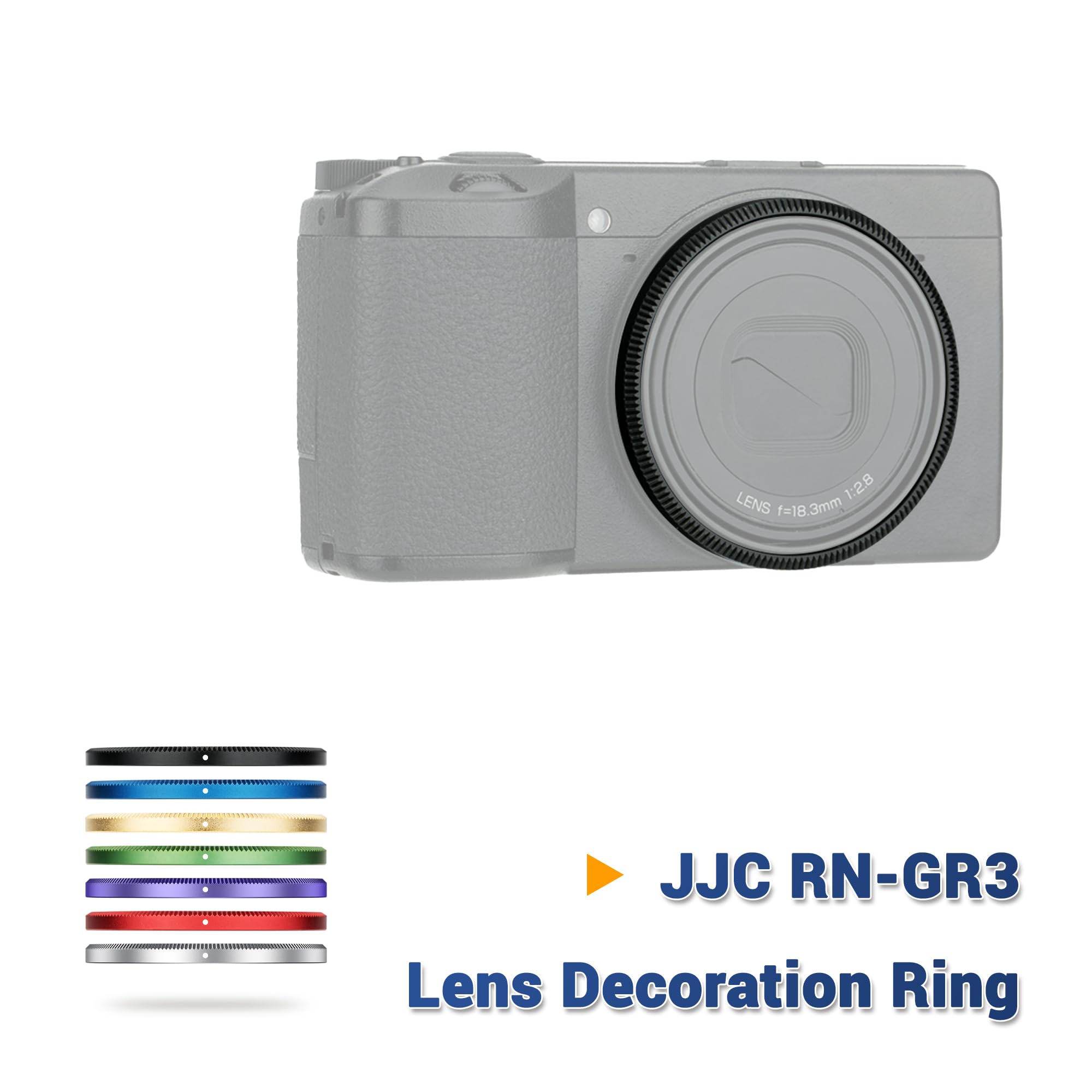 RICOH - 【リング欠品】RICOH GR Jcリングキャップ,金属リング,レンズ装飾,カメラアクセサリー