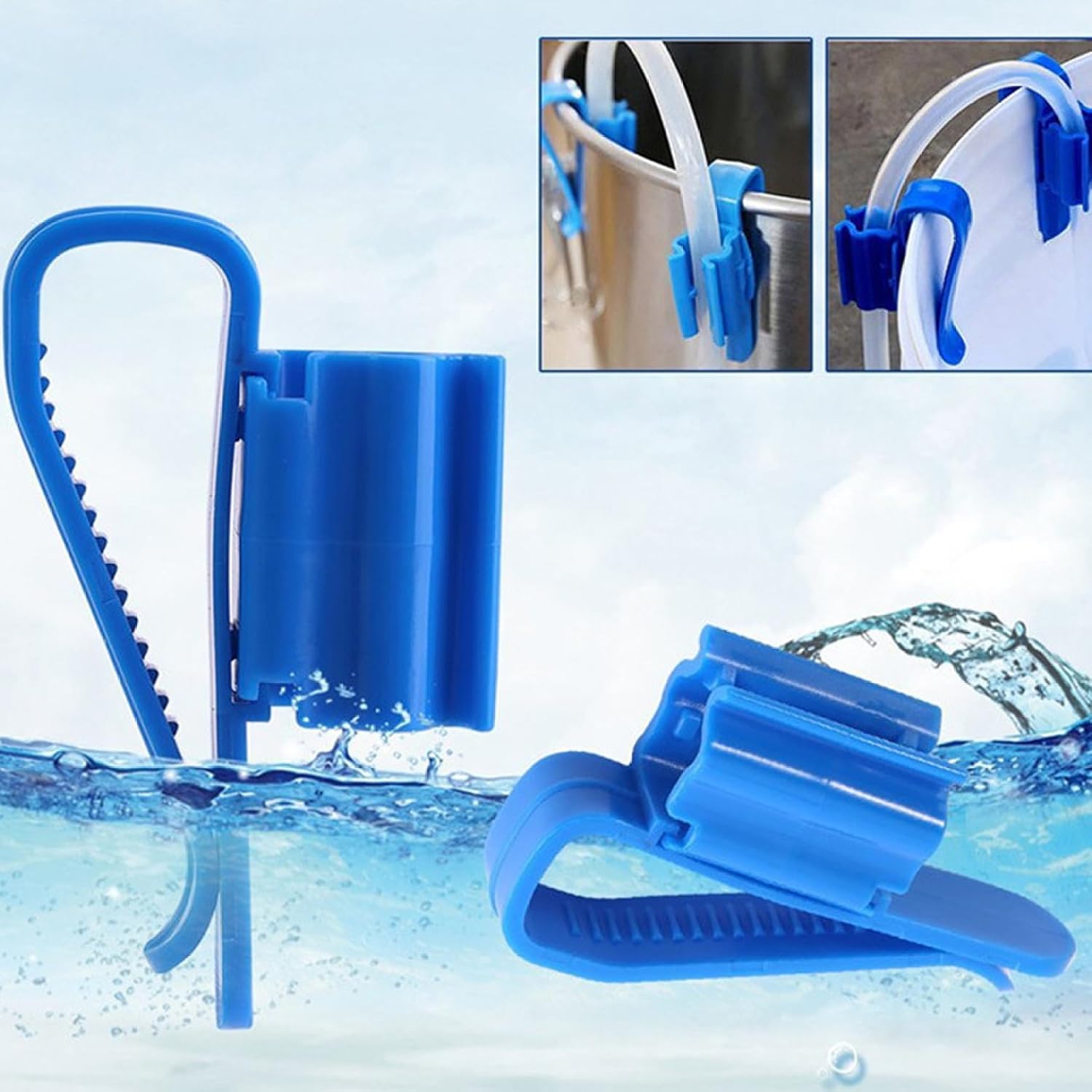 Auto Siphon 14 Inch Homebrew Siphon Pump with Tubing and Clamp Clear Wine Making Kit for Small Batch Beer Kombucha Wine