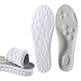 cobee Cloud Soles for Men and Women, Plantar Fasciitis Insoles Steppers, Insoles for Flat Feet Easy Insoles Anti Fatigue, Shock Absorption, Foot Pain Relief Orthopedic Insoles for Sports(45-46)