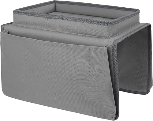 Miniatura 3 de Organizador de reposabrazos de sofá con bandeja para silla, brazo de TV, soporte remoto para sofá reclinable, sillón, organizador de bolsillos de