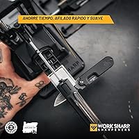 Vista 5 de Work Sharp Afilador de cuchillos Elite con ajuste de precisión - Sistema de afilado de cuchillos ajustable - Para cuchillos de caza, con muescas
