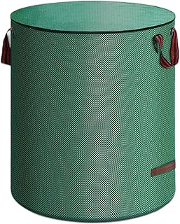 Leaf Collector Bag, Garden Waste Pouch, Outdoor Debris Container, Heavy-Duty Handle, Large Capacity, 120L - 272L, for Landscaping, Patio Cleaning, Camping