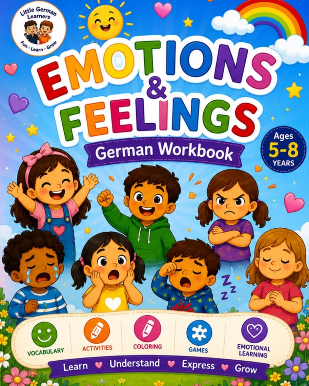 Little German Learners: Emotions & Feelings Workbook