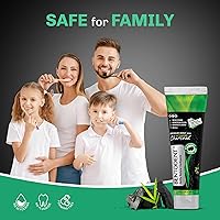 Vista 9 de BENTODENT PASTA DE DIENTES Pasta de dientes blanqueadora de arcilla bentonita y carbón activado - Pasta de dientes blanqueadora natural, sin flúor