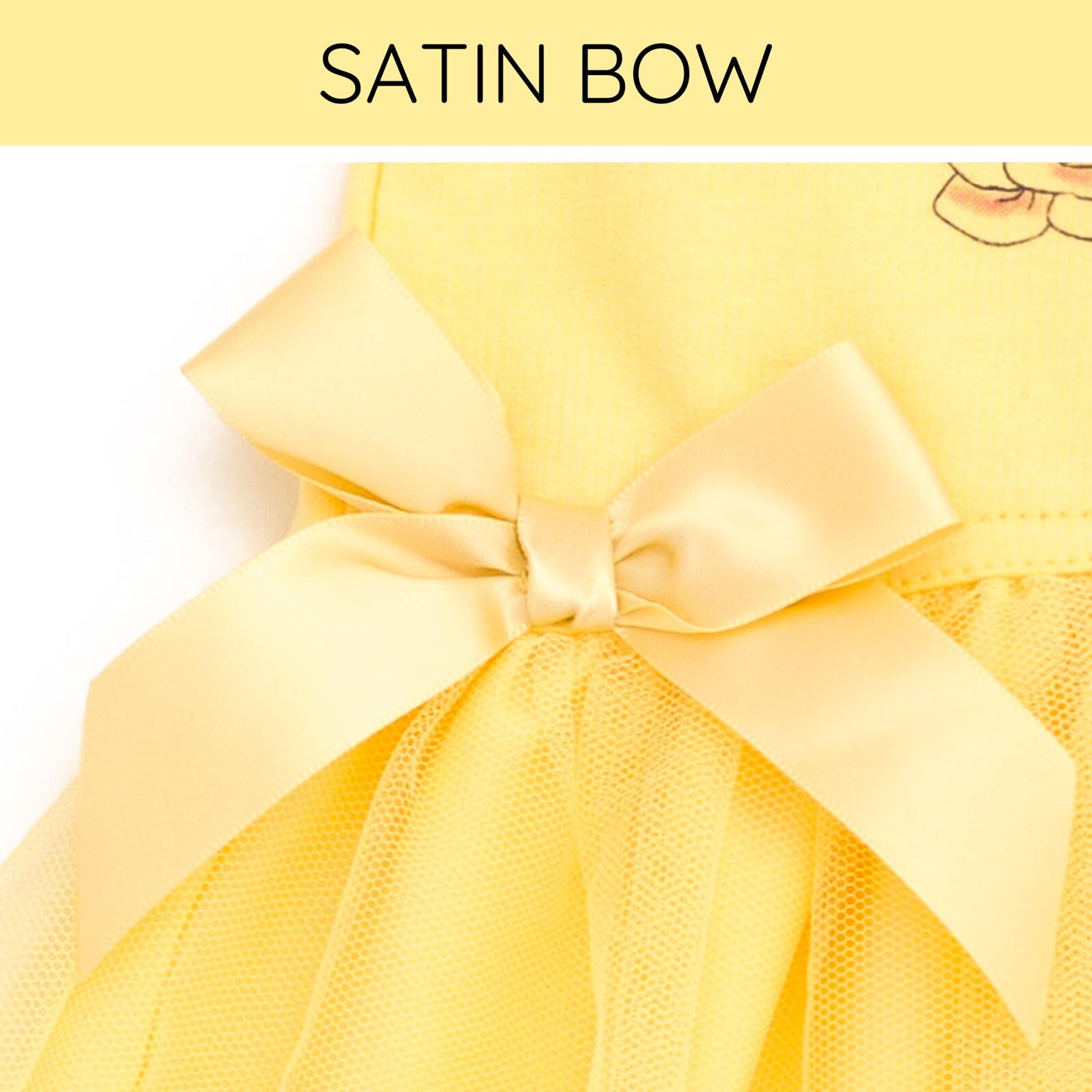 Disney Abito da bambina in tulle e spugna francese per bambine (2T - 14-16)