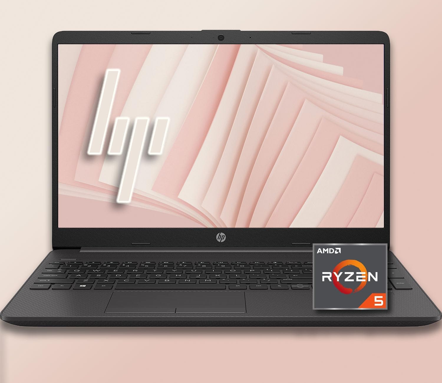 HP Laptop, 15.6" FHD, AMD Ryzen 5 5500U (6 Cores/12 Threads, Up to 4GHz), 32GB RAM 1TB PCIe SSD, WiFi 6, Windows 11 Home, Anti-Glare, Up to 8 Hrs Use, RJ-45 Ethernet, HD Camera, HD Audio