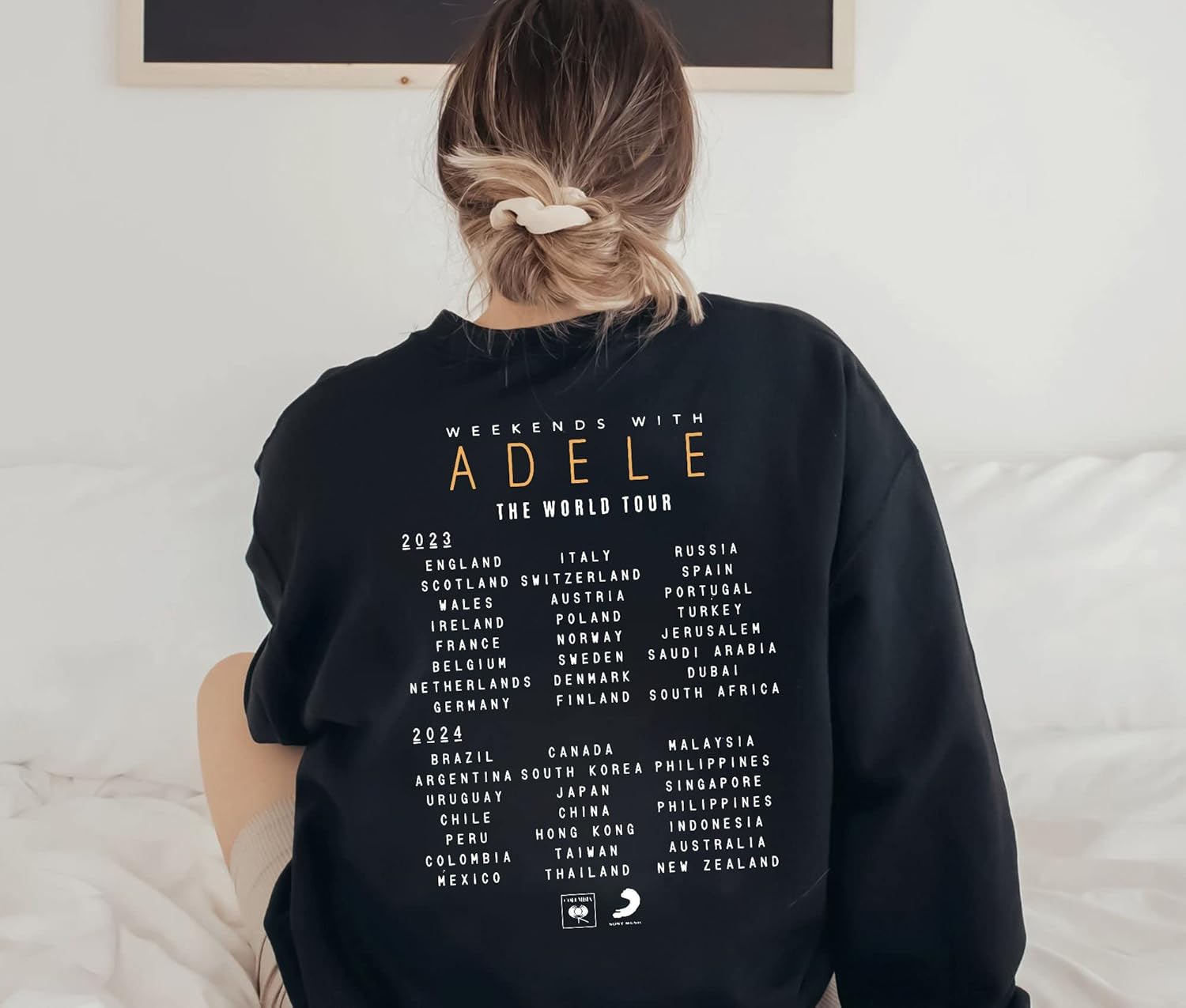 Weekends With Adele The World Tour 2023-2024 Merch, Weekends With Adele World Tour Shirt