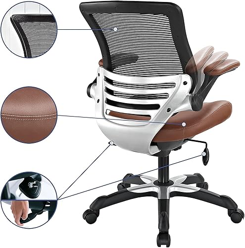 Vista 14 de Modway Edge Silla de oficina, Plástico