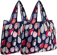 Vista 20 de allydrew Bolsa plegable de nailon reutilizable (juego de 2), macarons