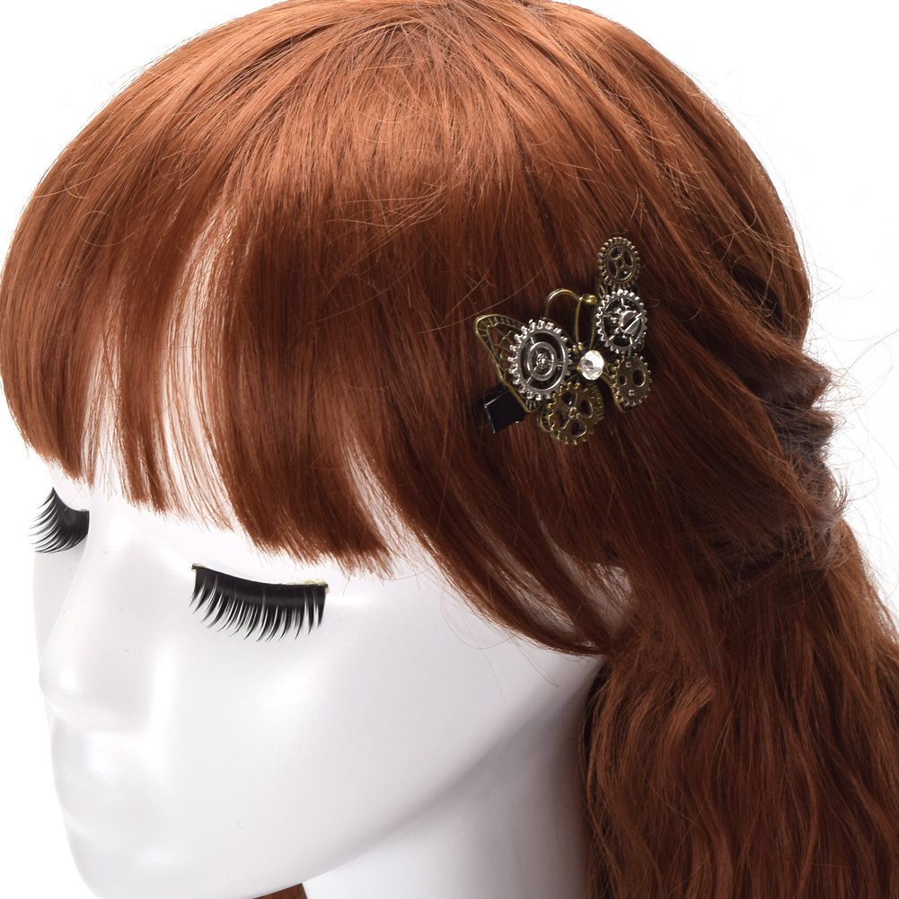 Amazon.com : BLESSUME Vintage Steampunk Hair Clip Punk  display picture 1