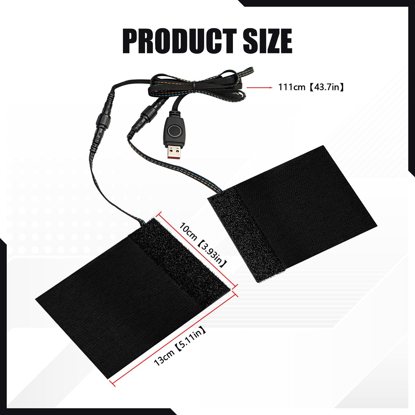 Poignées Chauffantes pour, Guidon de Scooter Chauffant pour Cyclisme,