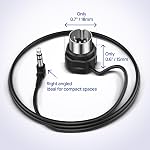 CME TRS MIDI Cable 4-Pack - TRS Type A (3.5mm - 1/8”) to 5-pin DIN, 2FT / 60CM, Low-Profile - Right Angle Ultra-Thin Plugs for Compact Spaces - Ideal for Synths & Pedalboards