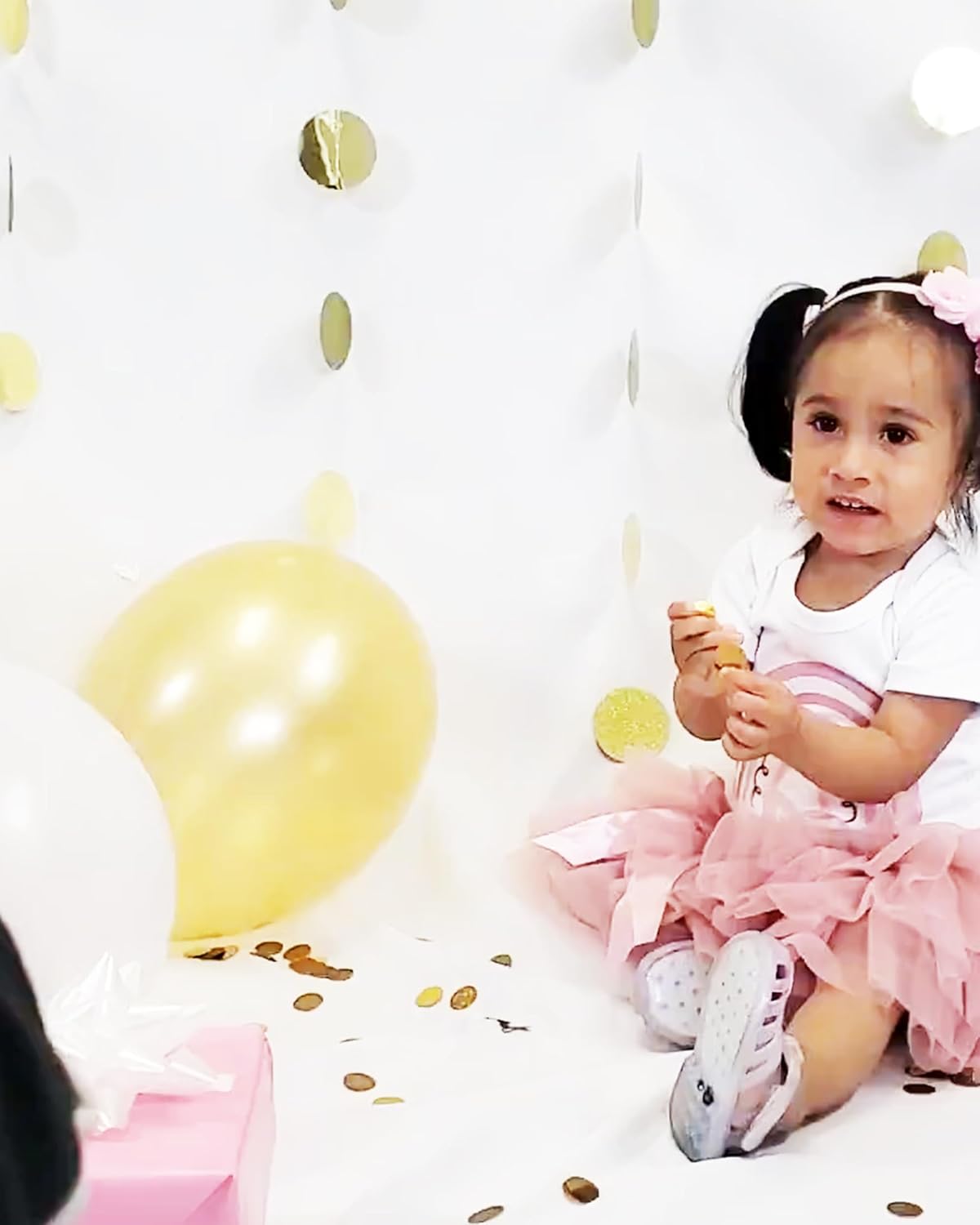 Luke and Lulu 1st First Birthday Baby Girl Tutu Outfit - Onederful - Rainbow Rose Boho Chic - Long & Short Sleeve