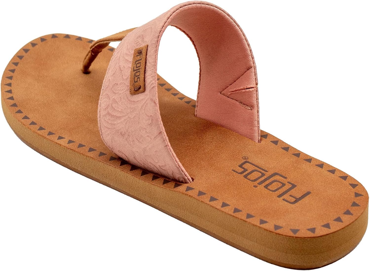 Flojos Women's Grace Flat Sandal, Aqua Artisan, 7 - Image 5