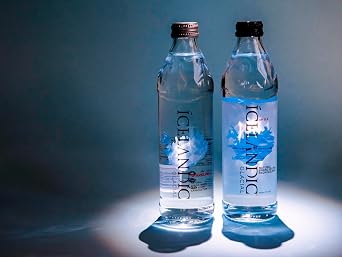 Icelandic Glacial Premium Still Water 330ml Glass Bottles x 24 Per Pack – Alkaline/Low PH, Recycled Packaging, BPA Free, Carbon Neutral from Icelandic Spring. Low TDS and Mineral Content