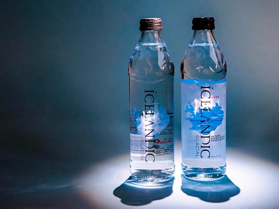 Icelandic Glacial Premium Still Water 330ml Glass Bottles x 24 Per Pack – Alkaline/Low PH, Recycled Packaging, BPA Free, Carbon Neutral from Icelandic Spring. Low TDS and Mineral Content