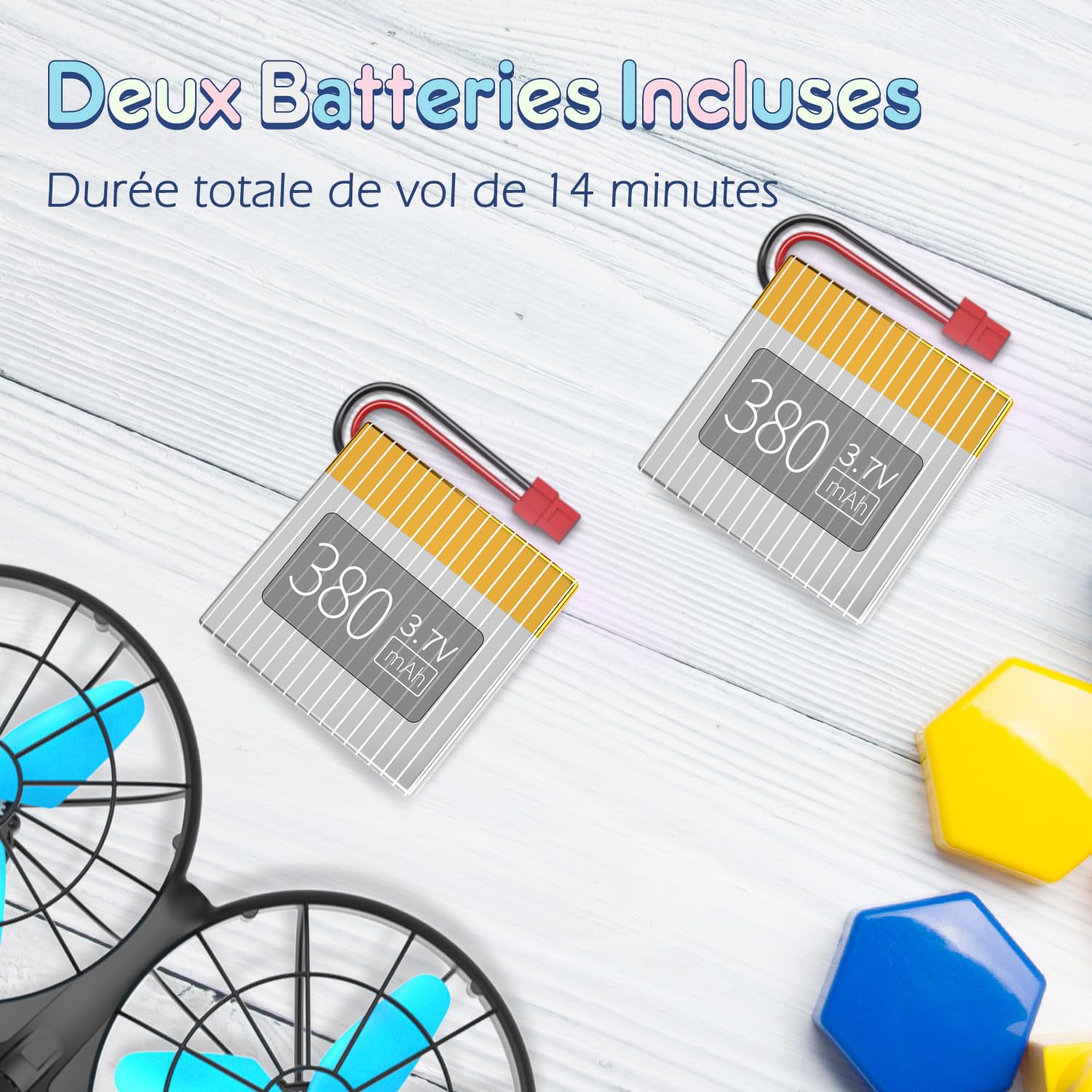 Drone pour Enfant Mini Drone Télécommandé Anti-Collision Automatique Certification C0