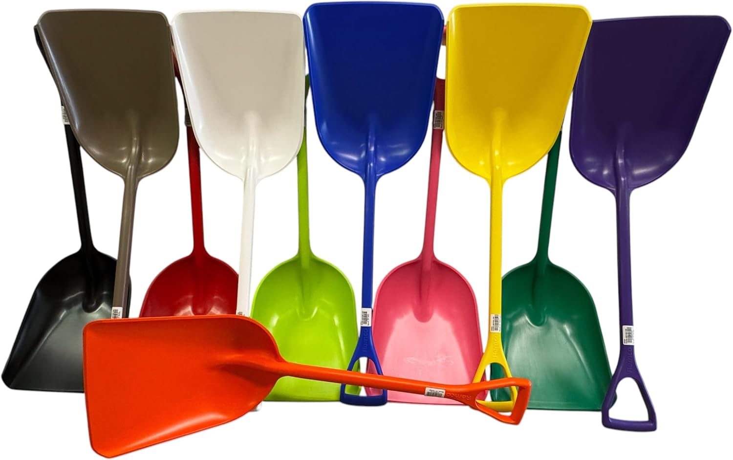 Shovel Made in USA - Purple, Square Shovels for Digging with D-Handle, Overall 42-Inch Long Garden Shovel, Transfer Shovel, Snow Shovel for Car, Garden Tools and More