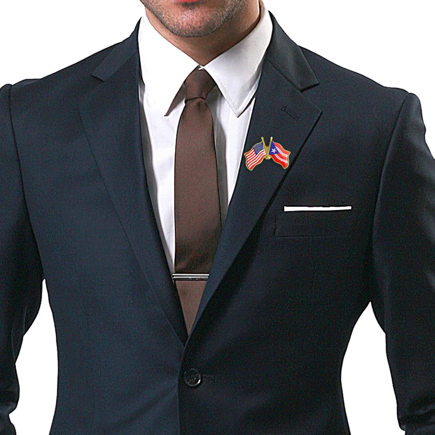 6/12/50/100 Pack-American Puerto Rico Flag Lapel Pins Friendship Bulk -1.5” - Image 5