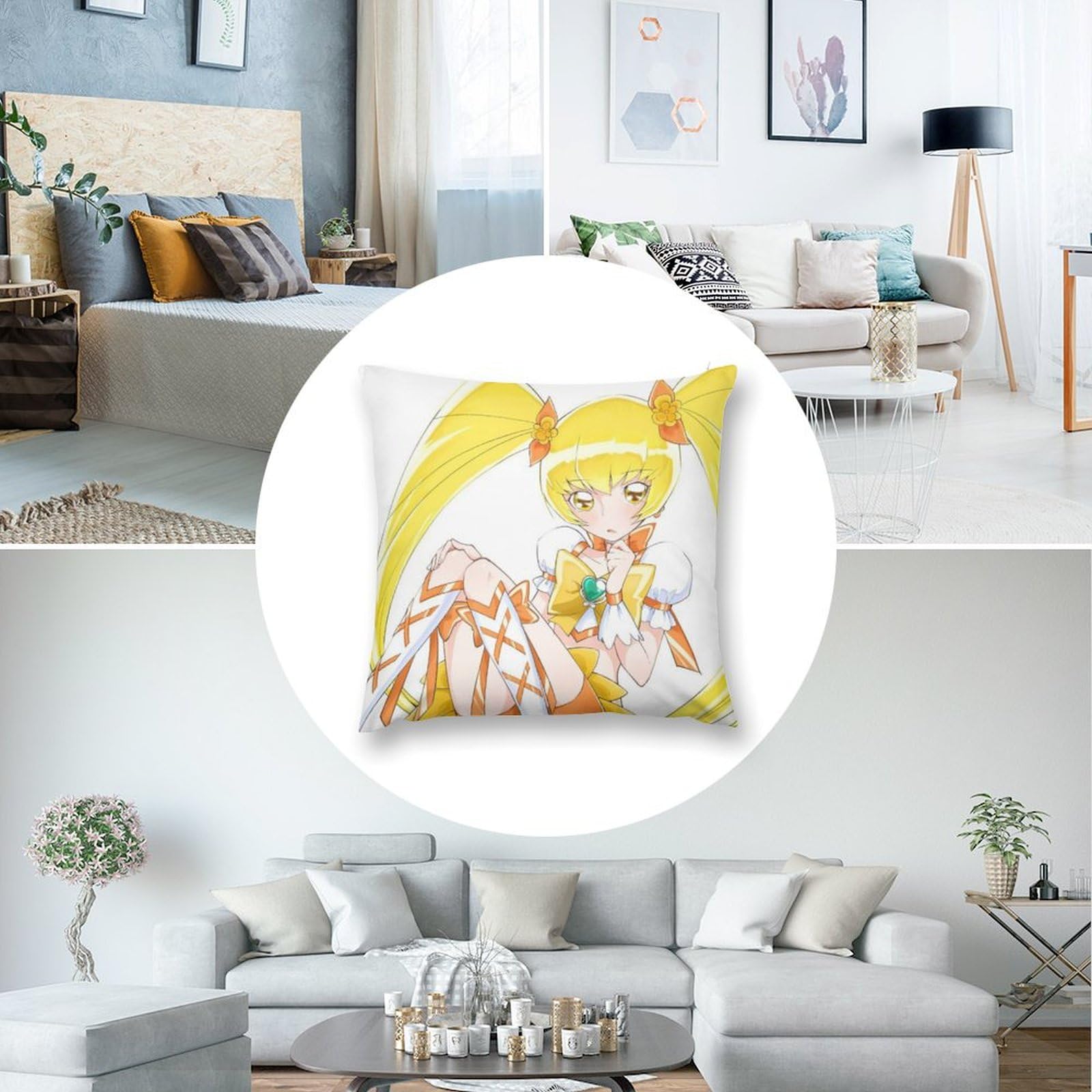 Amazon.co.jp: ハートキャッチプリキュア!ファッション両面印刷枕