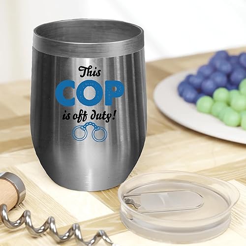 Miniatura 2 de This Cop Is Off Duty. Coffee & Tea Gift Mug For Policemen And Women, Patrol Man, Sheriffs, Detectives, Investigators, Cops Or Arresting Officers -