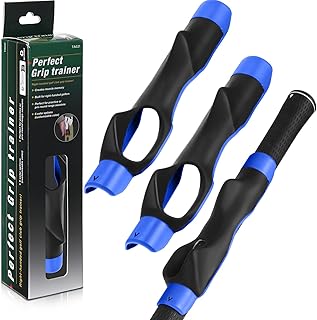 3 Pack Golf Grip Trainers, Golf Training Aid, Swing Trainer Club Grips Accessories for Right Handed Club Grip Equipment to Help Correct Hand Position