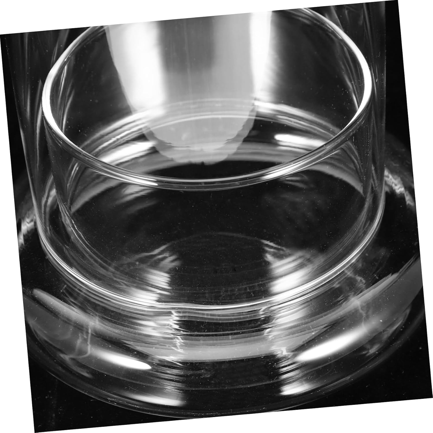 VANZACK 2pcs Micro Landscape Glass Bottle Kit Hole Terrarium Holder for Miniature Decoration Home Office and Study for DIY Plants and Ornaments