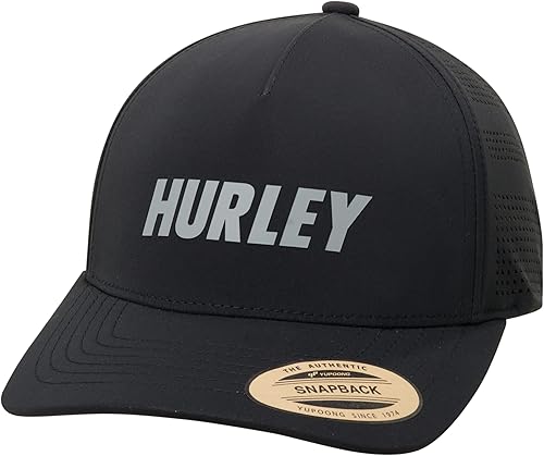 Hurley Gorra de béisbol para hombre Canyon Curved Brim Hat
