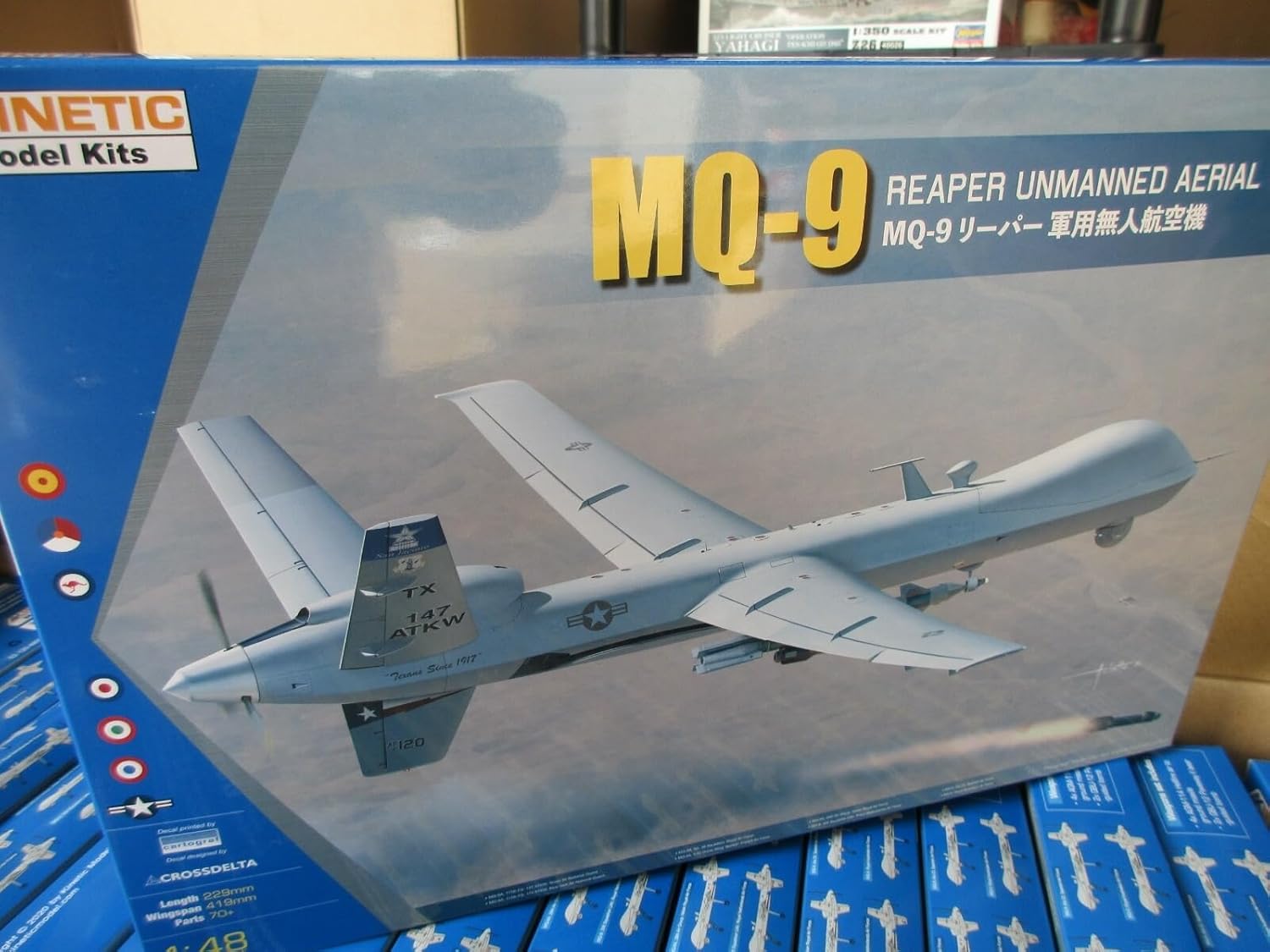 K48067 1/48th Scale MQ-9 Reaper UNMANNED Aerial Drone Model KIT