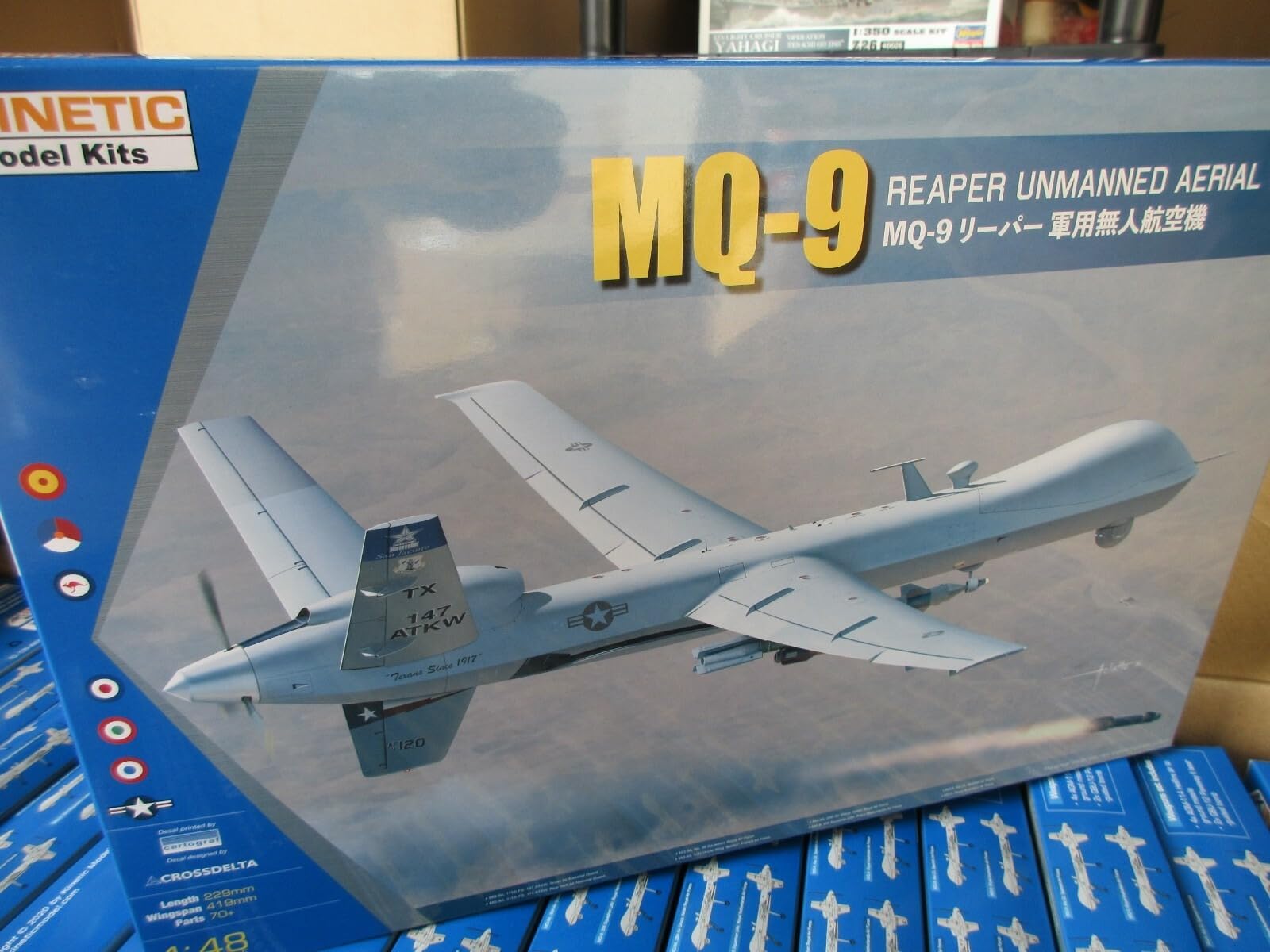 K48067 1/48th Scale MQ-9 Reaper UNMANNED Aerial Drone Model KIT