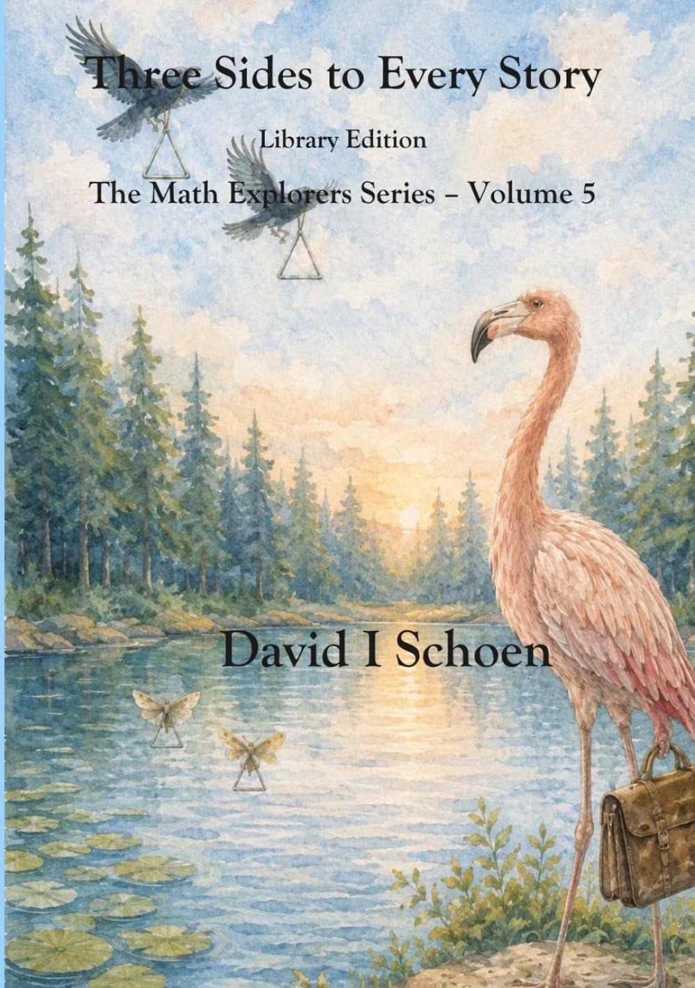 Three Sides to Every Story : Library Edition: The Math Explorers Series - Volume 5 - Triangles and Friends (and a little night music) (The Math ... - Full Color Hardcovers and Paperbacks)