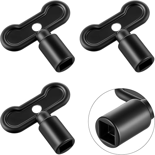 Miniatura 13 de Enhon Llave de agua Sillcock de 5/16 pulgadas compatible con Danco 80132, llave de grifo de agua, mango de grifo cuadrado para exteriores