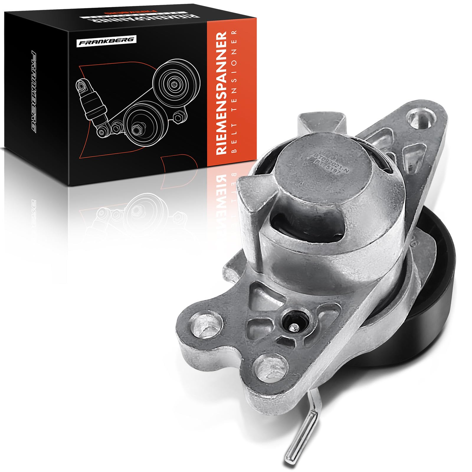 Frankberg Poulie de tension, tendeur de courroie 575197 | Compatible avec: Berlingo/Berlingo Première boîte M_, Bipper AA_, Xsara N1, berline 206, Boîte partenaire 5_ G_