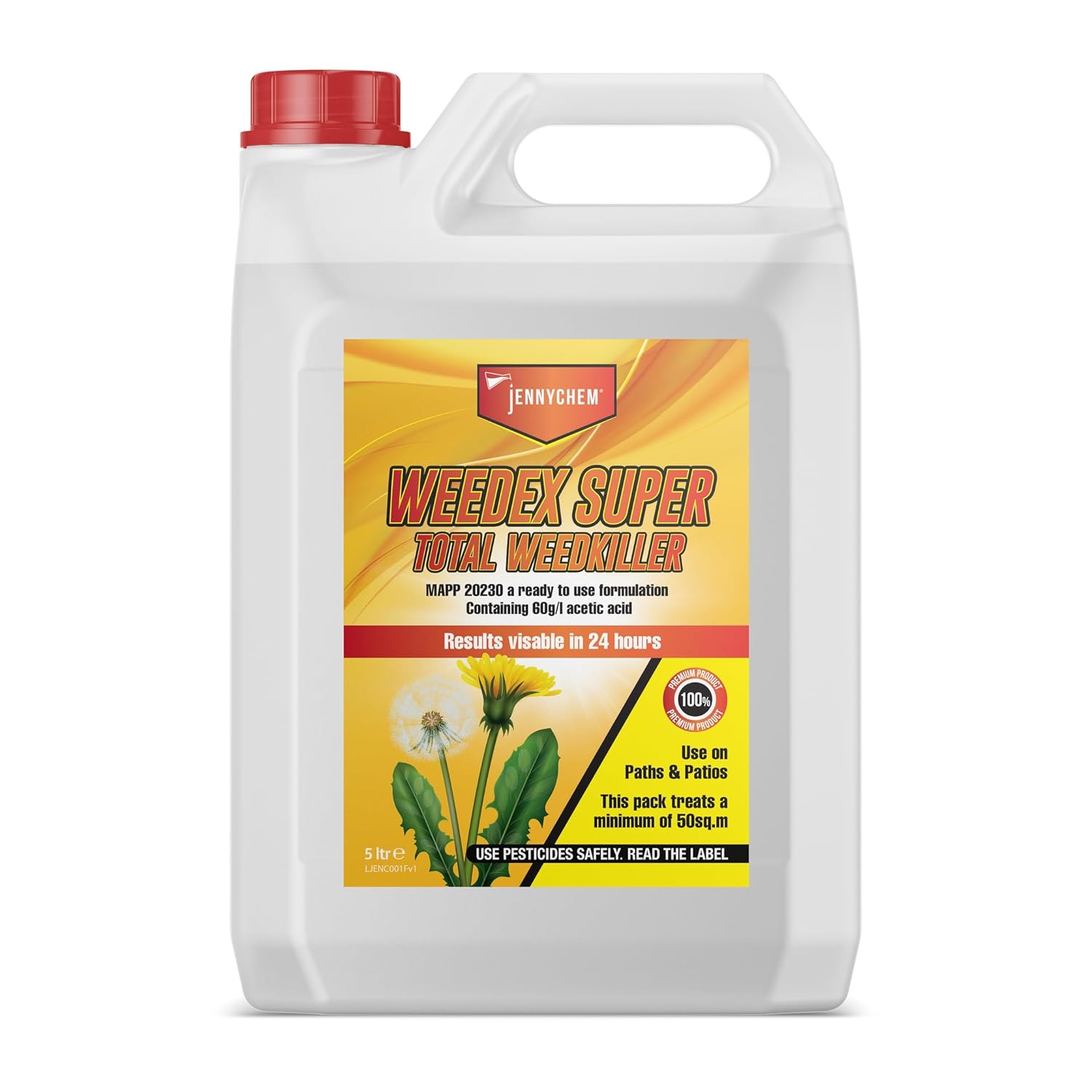 Total Weed & Moss Killer 5L Extra Strong Moss & Weed Killer Results