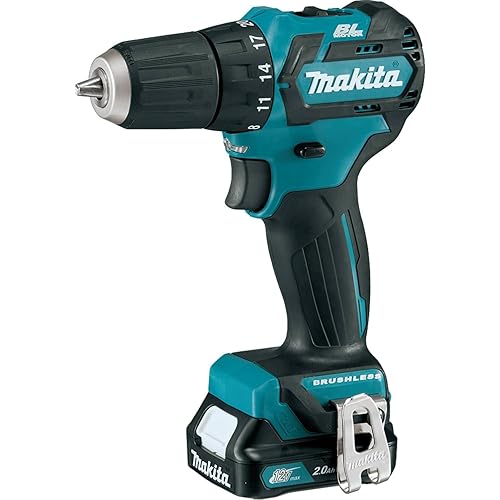 Makita FD07R1 12V MAX CXT Lithium-Ion Brushless Cordless Driver-Drill Kit, 3/8"