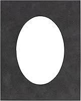 Vista 122 de CountryArtHouse Marco ovalado de 11 x 14 pulgadas, sin ácido, con núcleo blanco, corte biselado para fotos de 8 x 10 pulgadas, se adapta a marcos