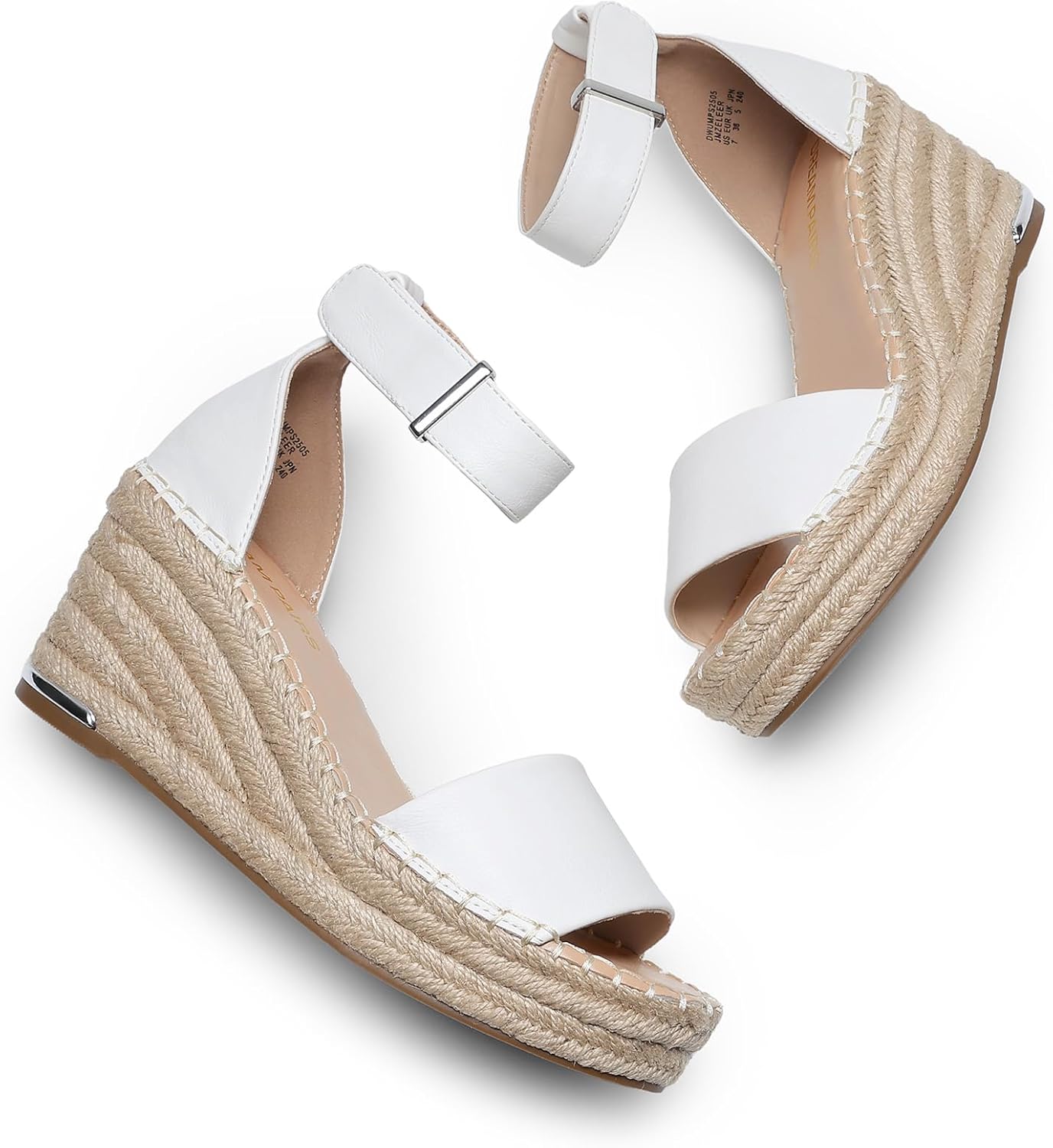 DREAM PAIRS Women's Wedge Sandals Open Toe Espadrilles Sandals Comfortable Dressy Ankle Strap Platform Sandals Suitable for Work Beach Summer Shoes - Image 4