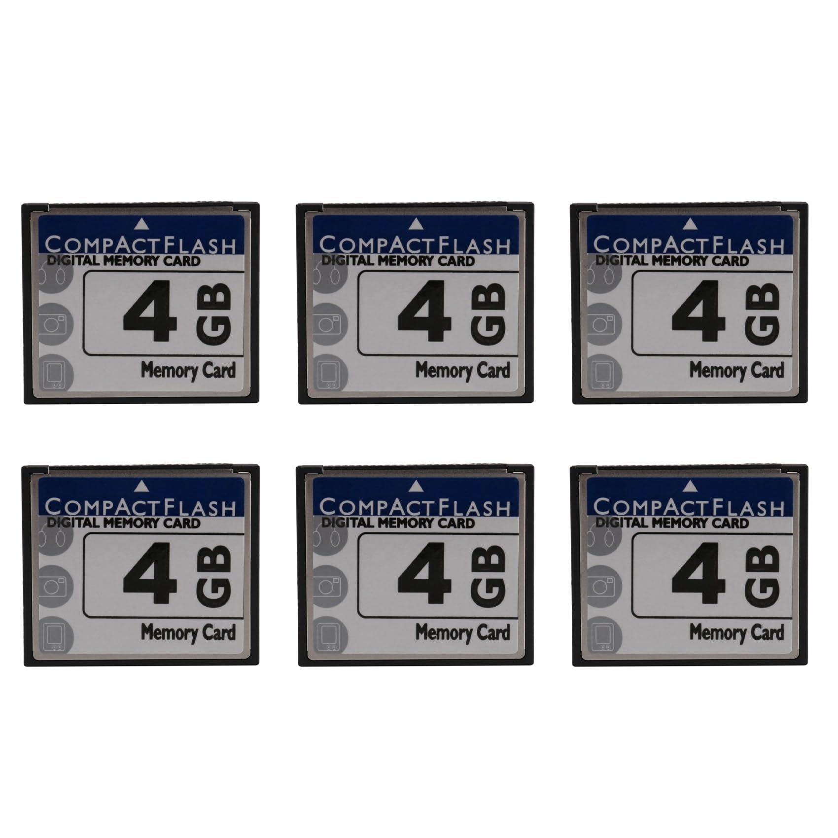 6X Professional 4 Gb Compact karta pamięci flash (Whiteandblue)