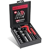 Kolvoii M12×1.5 Helicoil Thread Repair Kit, Metric Helicoil Kit, HSS Drill Bit, Tap & Thread Inserts – Automotive Engine, Spark Plug & Industrial Machinery Rethreading Tool