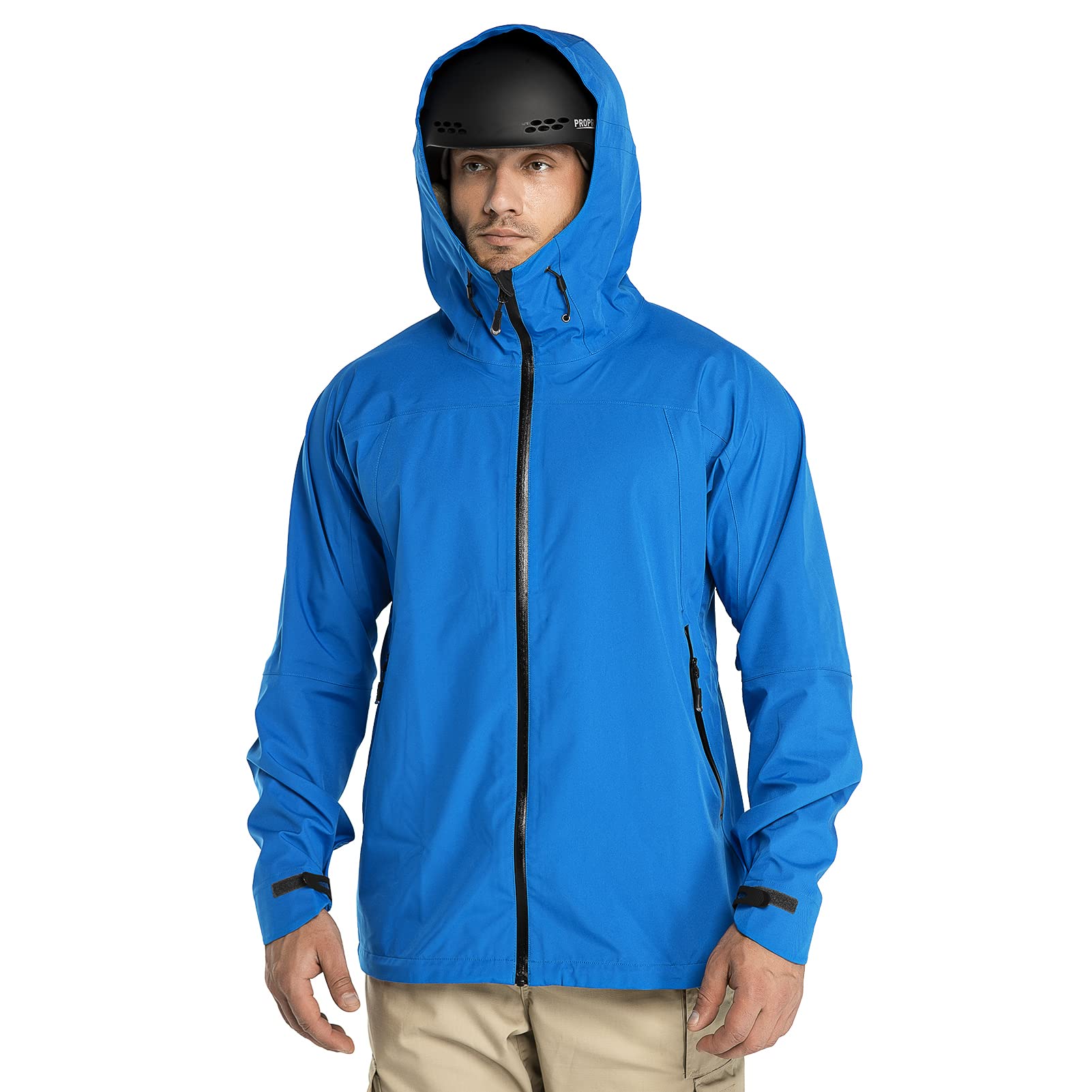 33,000ft Kurtka przeciwdeszczowa, męska, wodoszczelna, wiatroszczelna, oddychająca kurtka softshell z kapturem, płaszcz przeciwdeszczowy, na wędrówki, kemping