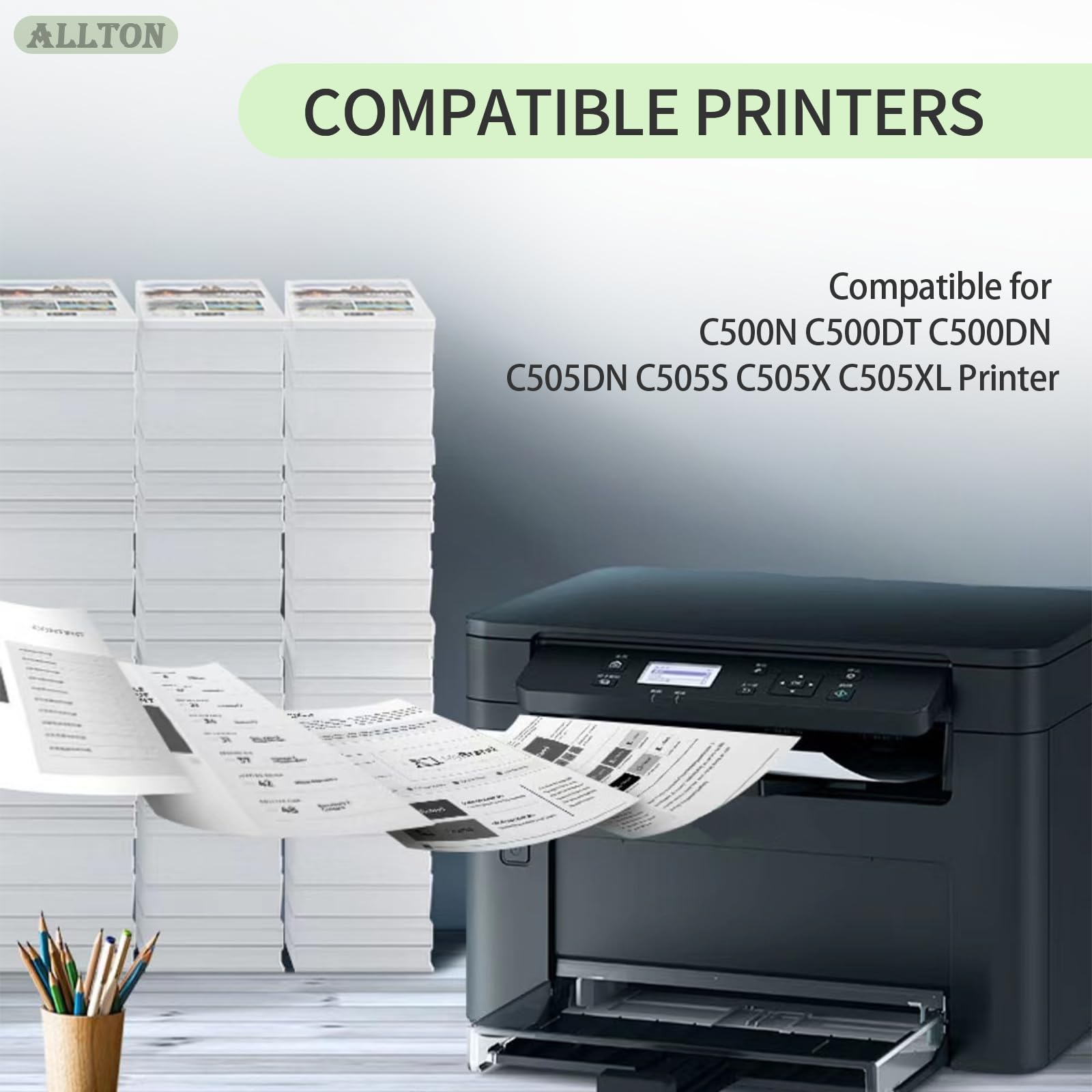 Allton VersaLink C500 C505 Drum Cartridge Comparible 108R01484 108R01483 108R01482 108R01481 Drum Unit Replacement for C500N C500DT C500DN C505DN C505S C505X C505XL Printer