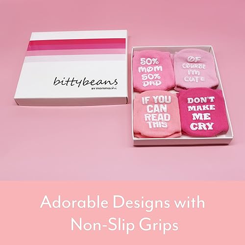 Miniatura 6 de Set de regalo de calcetines para bebé, regalos neutros para baby shower y artículos esenciales para recién nacidos, calcetines para bebés por