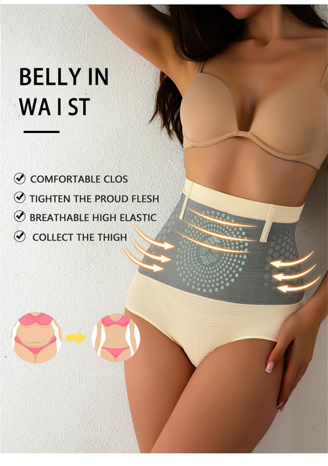 Fat Burning Shorts, Thermogenic Fat Burning Sculpting Shorts, Yoga Pants for Women — view 5