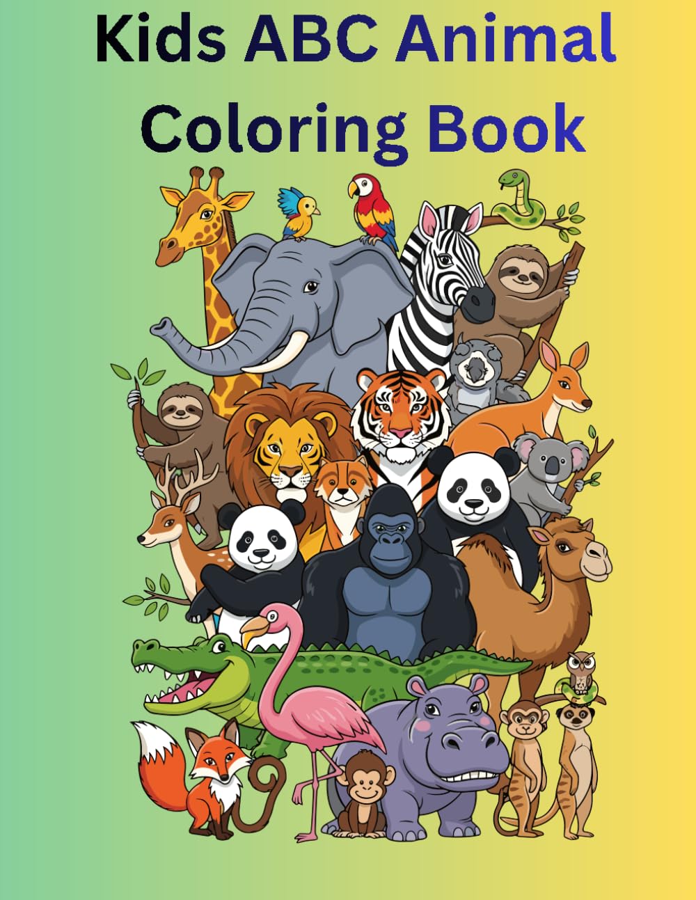 Kids ABC Animal Coloring Book