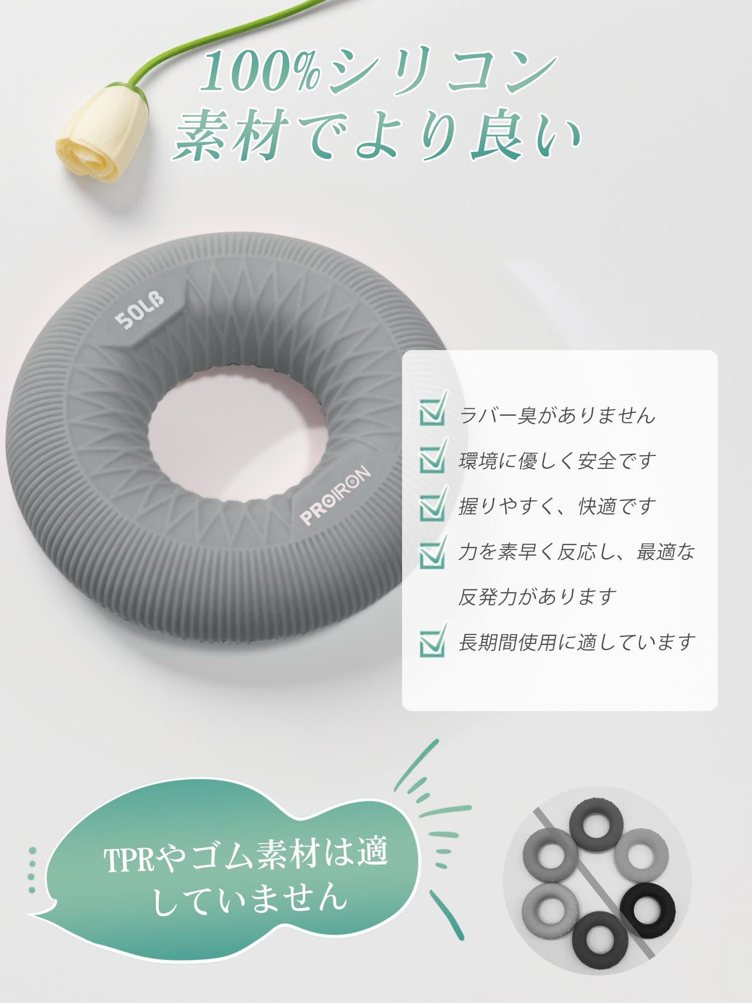 Amazon | PROIRON ハンドグリップ グリップ力グリップ 握力 