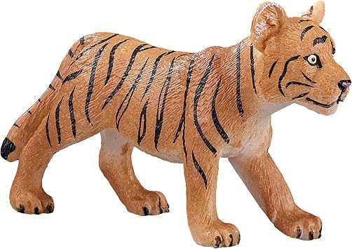 MOJO - Bengal Tiger Cub Standing | Hand-Painted Toy Figure | Wildlife Collection | True to Life & Highly Detailed | Designed in UK.